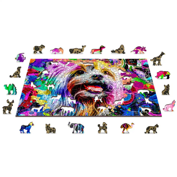 Puzzle W RS: Pop Art Yorkshire terrier L 505 | 4743111