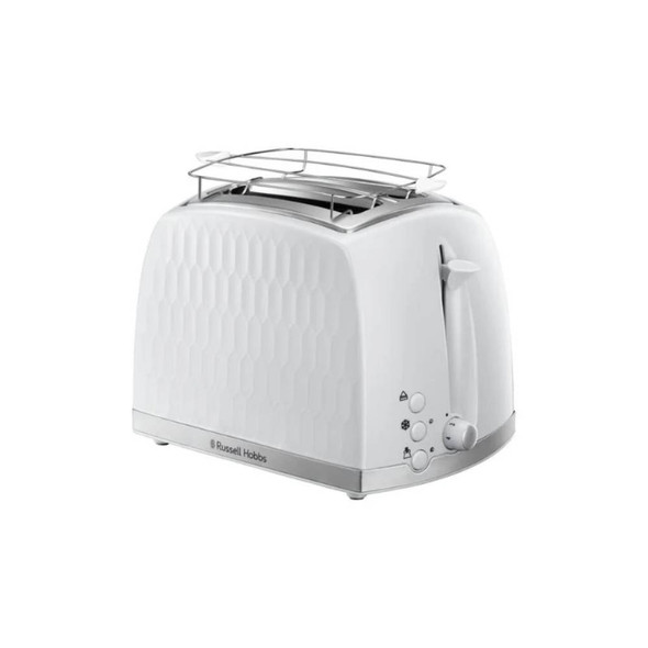 Russell Hobbs Honeycomb 2-Slice Toaster 850W White | 26060-56