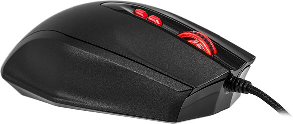 Thermaltake Black FP Biometric Laser Gaming Mouse | MO-BKV-WDLGBK-01