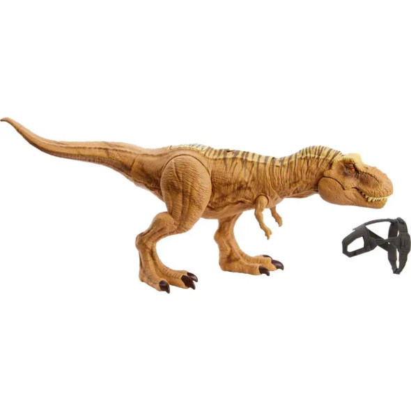 Jurassic HNT62 World Tyrannosaurus T Rex Dinosaur Toy with Sound, Hunt Chomp Action Figure, Double Chomp Motion and Tracking Gear, Digital Play | MJ-TOY-HNT62