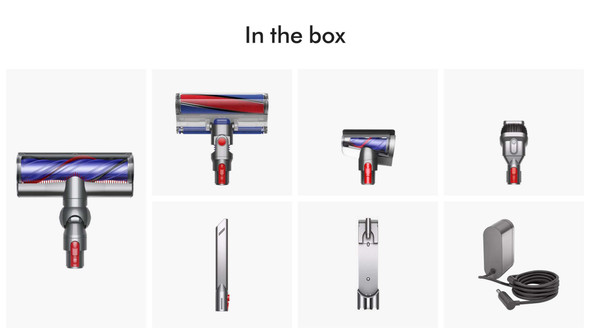 Dyson V8 Cordless Vacuum Cleaner in Silver/Nickel – Lightweight stick vacuum with powerful suction, HEPA filtration, and up to 40 minutes runtime