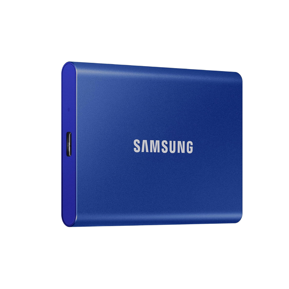 SAMSUNG T7 1TB Portable SSD - Blue | MU-PC1T0H/AM