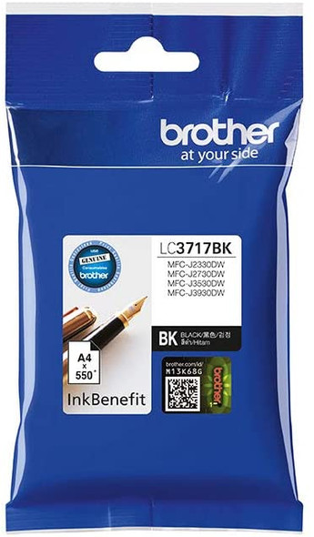 High yield Ink cartridge - 550 pages – Black (MFC-J2330DW | MFC-J3530DW | MFC-J3930DW) | LC3717BK