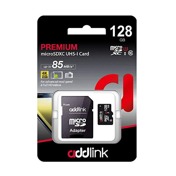 Addlink 128GB SDXC UHS-I (Class 10) | ad128GBSXU3