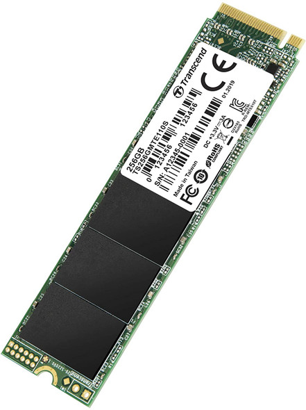 Transcend SSD M.2 2280 PCIe NVMe 256GB, Gen3 | TS256GMTE110S