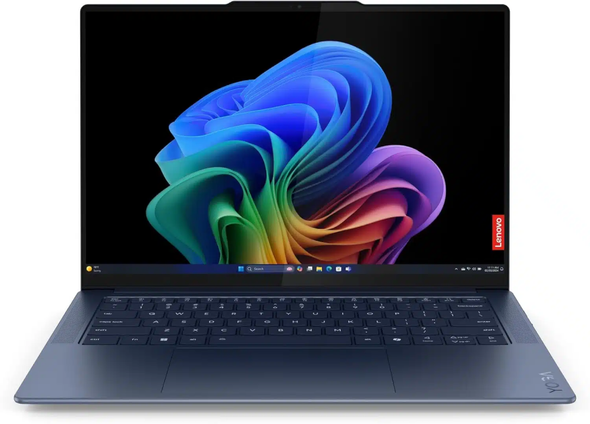 Lenovo Yoga Slim 7 14.5" 3K OLED Touch-Screen Laptop - Snapdragon X Elite - RAM 16GB - SSD 512GB - Cosmic Blue | 83ED0001US