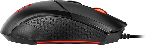 MSI Clutch GM08 4200 DPI Optical Wired Gaming Mouse with Red LED | GM08