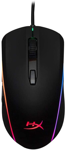 HyperX Pulsefire Surge - RGB Wired Optical Gaming Mouse, Pixart 3389 Sensor up to 16000 DPI, Ergonomic, 6 Programmable Buttons, Compatible with Windows 10/8.1/8/7 - Black | HX-MC002B