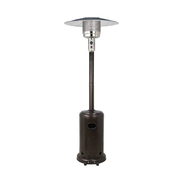 Wave outdoor mushroom patio heater golden hammered freestanding propane gas heater with reflector hood