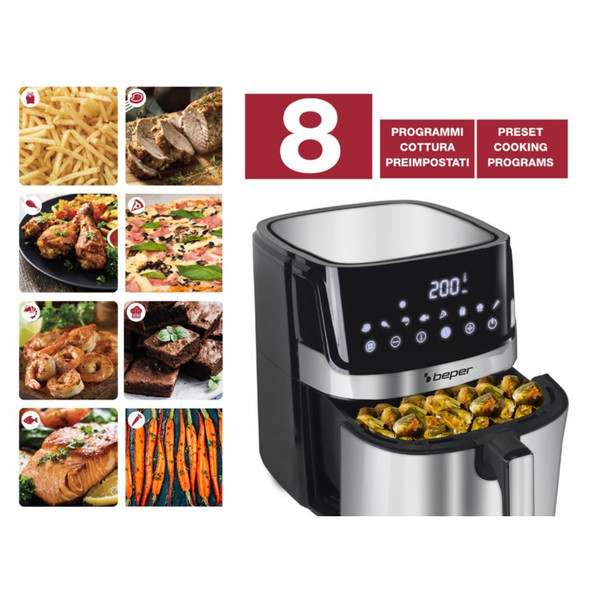 Beper Digital Air Fryer 7L 1700 |  BEP-P101FRI070