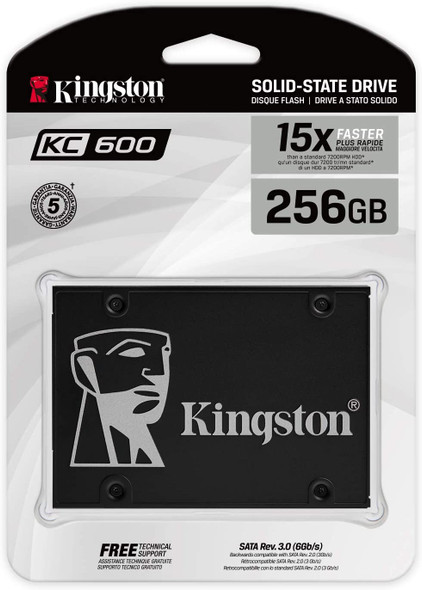 KINGSTON KC600 256GB SATA 3 2.5" SSD | SKC600/256G