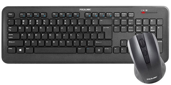 PROLINK COMBO WIRELESS KEYBOARD/OPTICAL MOUSE DESKTOP 2.4G | PCWM7002