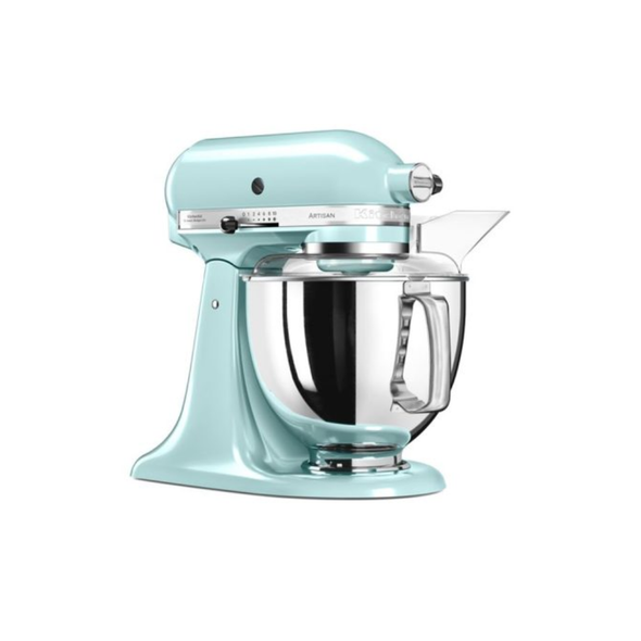 KitchenAid Mixer Tilt-Head Artisan Ice Blue 4.8L + 3 L Bowl + Flex edge Beater| 5KSM175PSEIC