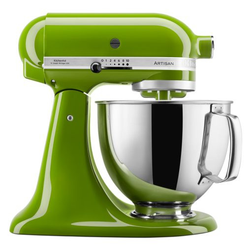 KitchenAid Mixer Tilt-Head Artisan Matcha Green 4.8L + 3 L Bowl + Flex edge Beater | 5KSM175PSEMA