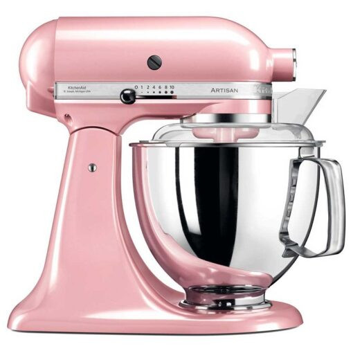 KitchenAid Tilt-Head Artisan Mixer Silky Pink 4.8L + 3L Bowl + Flex Edge Beater | 5KSM175PSESP