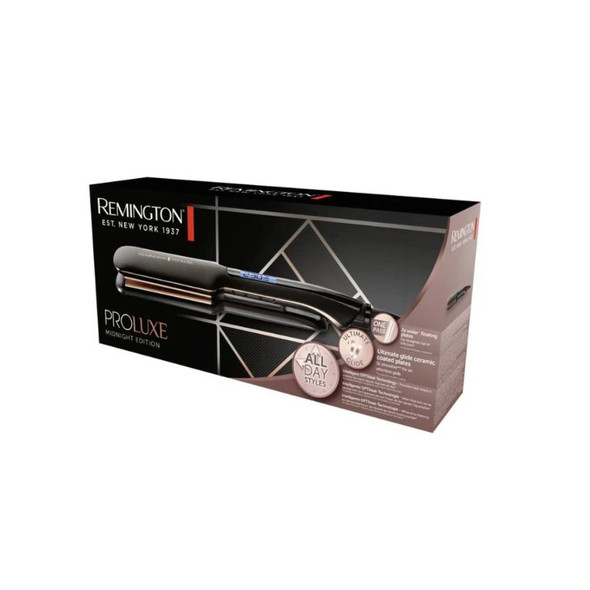 Remington PROluxe Midnight Wide Plate Hair Straightener | S9150B E51
