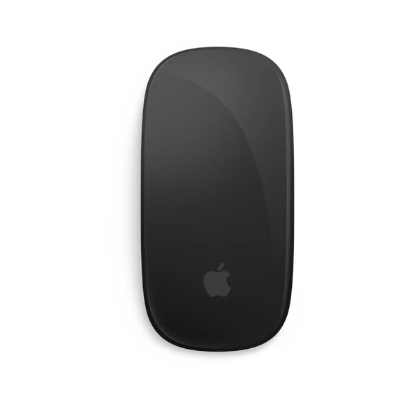 Apple Magic Mouse MXK63 black USB-C multi-touch wireless mouse on white background