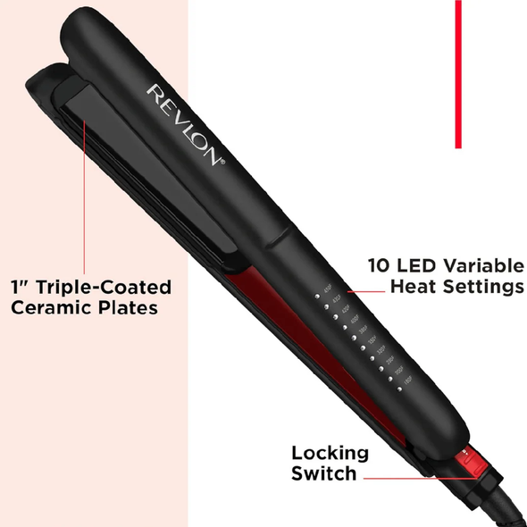 Revlon Smoothstay Coconut Oil-Infused Straightener