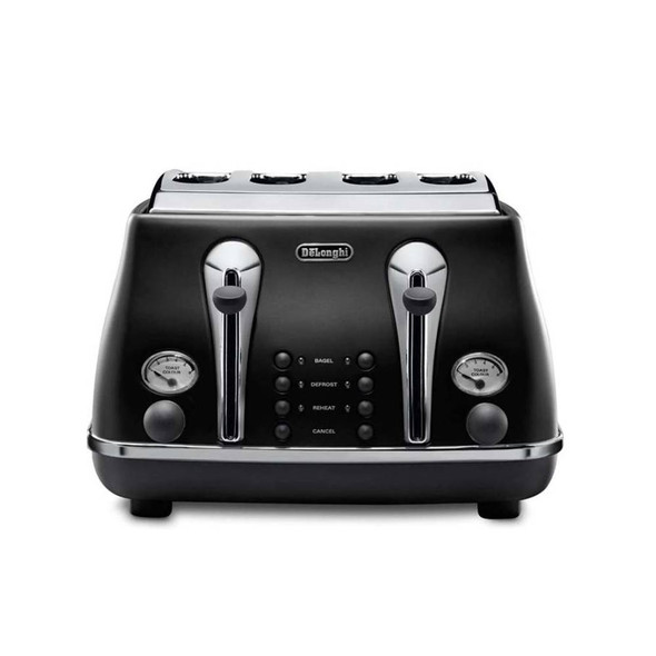 DeLonghi Icona 4-Slice Toaster Black | DKT-CTO4003BK