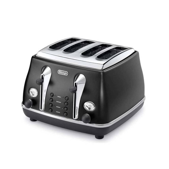 DeLonghi Icona 4-Slice Toaster Black | DKT-CTO4003BK