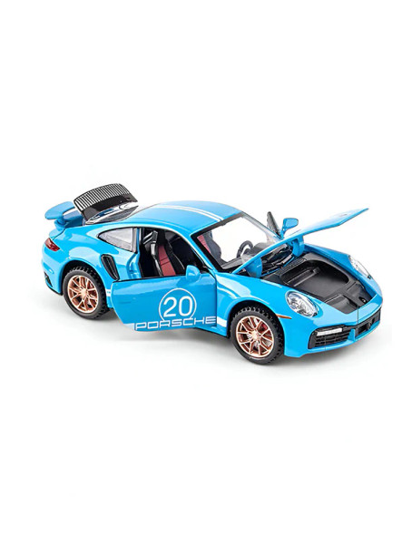 Diecast 1/32 Metal Model Turbo S – Blue| 8032C