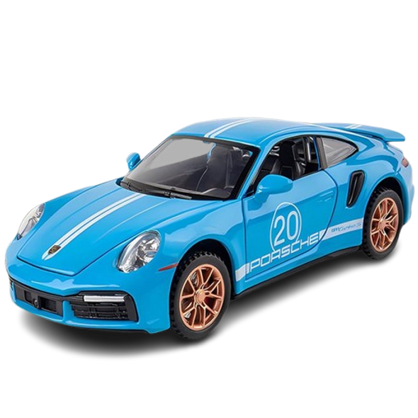 Diecast 1/32 Metal Model Turbo S – Blue| 8032C