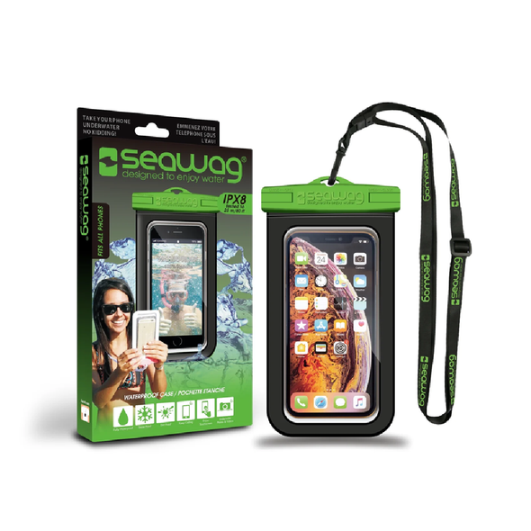 Seawag Waterproof Phone Case - Green/Black
