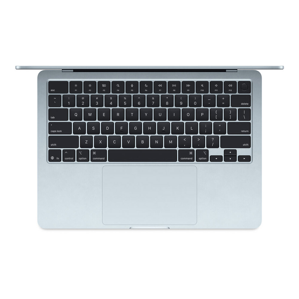 Apple MacBook Air 13.6" Liquid Retina Laptop - M4 with 10-Core CPU - RAM 24GB - SSD 512GB - 10-Core GPU, Sky Blue | MC6V4