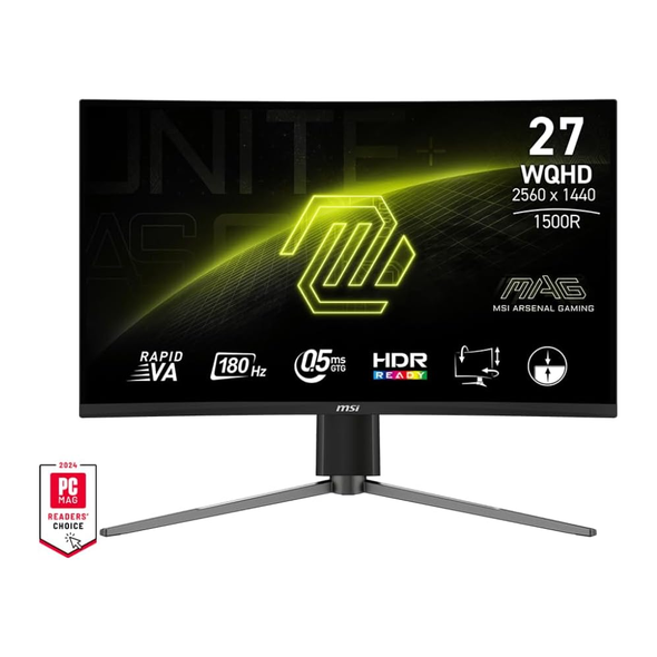 MSI MAG 27CQ6PF 27" Curved Gaming Monitor | 9S6-3CD94M-014