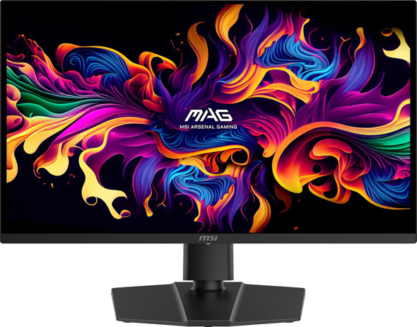MSI MAG 273QP QD-OLED X24 26.5-inch QHD gaming monitor black front view