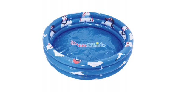 Jilong 3‑Ring Children’s Pool 100 cm × 23 cm – Penguins Design | 51231