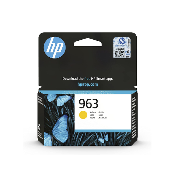 HP 963 Yellow Original Ink Cartridge | 3JA25AE