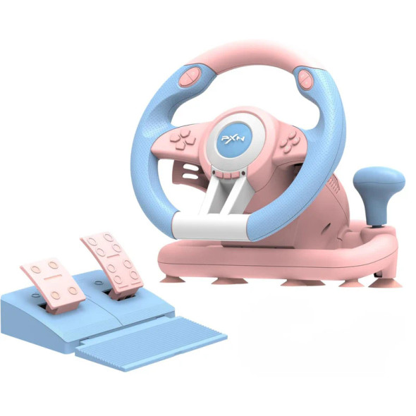 PXN V3 Pro Racing Wheel – Pink/Blue │ BPNX-RW-V3PRO-BP