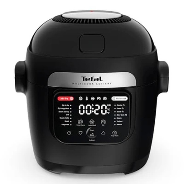 Tefal Multicook Actifry Stirring Air Fryer and Multicooker 6L Black | MY7408G1
