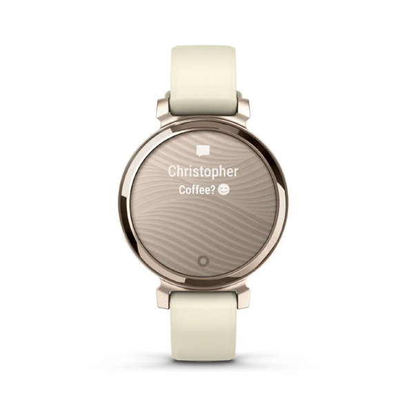 Garmin Lily 2 Smartwatch - Cream Gold with Coconut Silicone Band | 010‑02839‑00