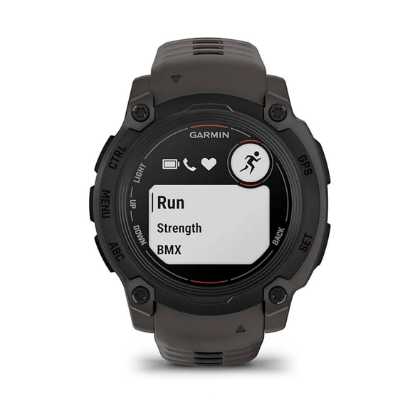 Garmin Instinct E – 40mm GPS Smartwatch - Black with Charcoal Band | 010-02932-00