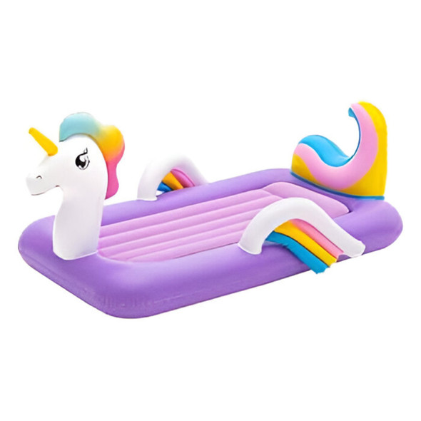 Unicorn Air Bed for Children - Purple, 196 x 104 x 84 cm | 67713