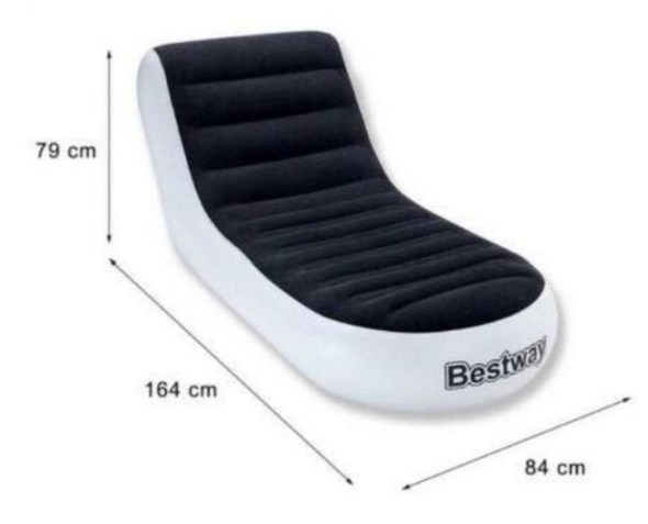 Bestway Fotel Dmuchany Chaise Sport 165 X 84 X 79 Cm | 75064