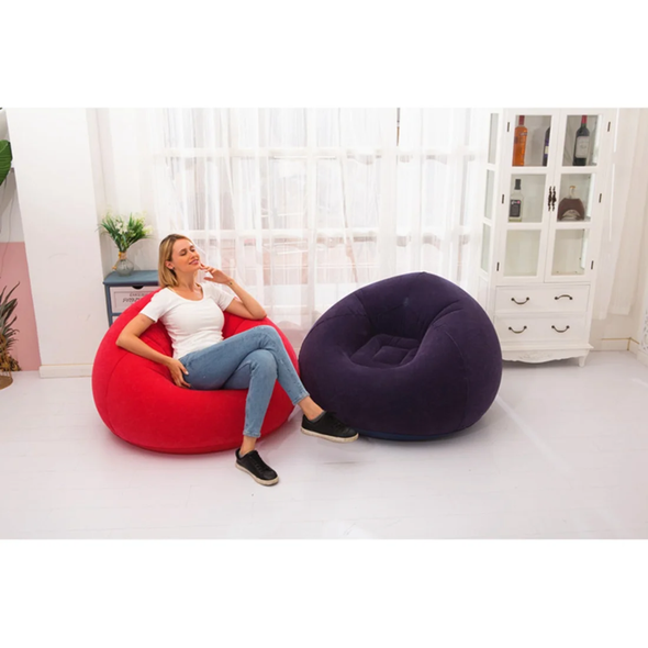 Inflate-A-Chair Inflatable Sofa Red