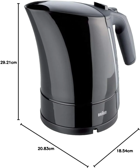 BRAUN MultiQuick 3 Black Kettle |  WK300