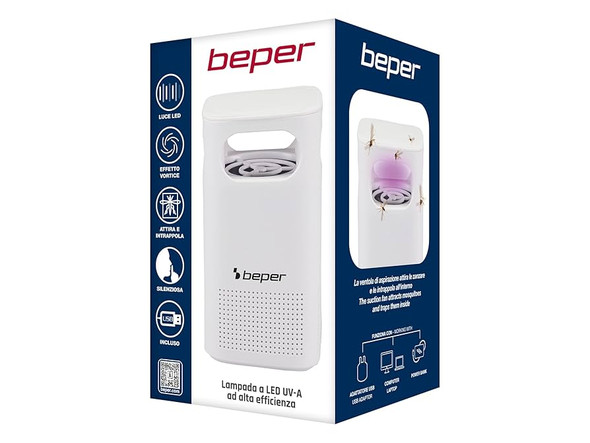 Beper LED Mosquito Killer with Fan, USB Cable, Anti-Mosquito Lamp | P206ZAN101