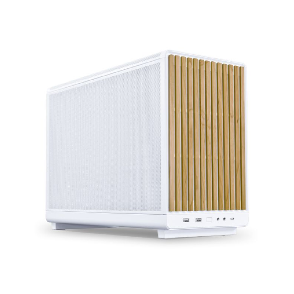 Lian Li Dan A3 mATX Case - Wood Edition White | G99.A3W-WD.00