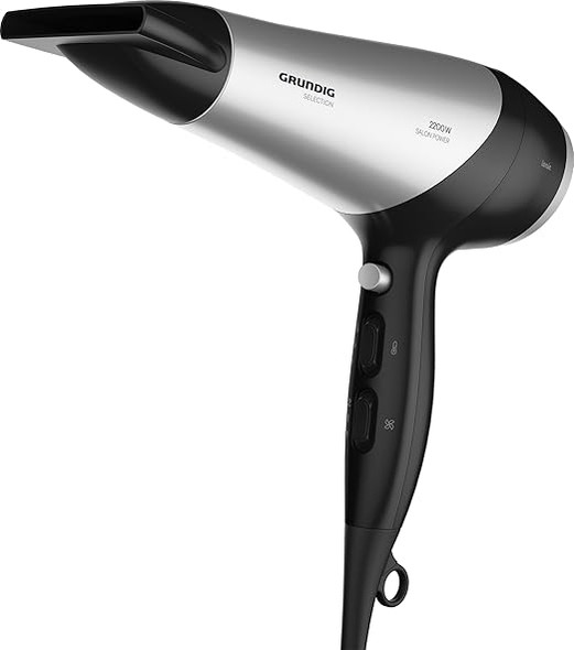 Grundig Hair Dryer, 2200W, Ionic Technology, 3 Heat & 2 Speed Settings | HD-6080