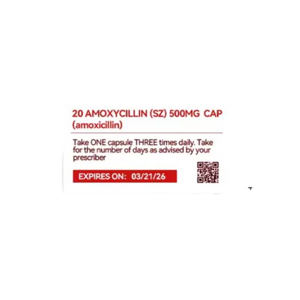 NIIMBOT B21 White Thermal Label - 90 Label/Roll -  50x90mm - Red and Black Dual Color