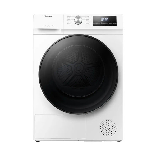 Hisense Dryer 9Kg Condenser Heat Pump White | DHQA902U