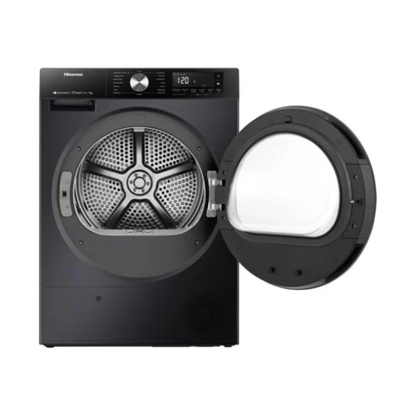Hisense Dryer 9Kg Condenser Heat Pump Wi-Fi Titanium | DH3S902BT