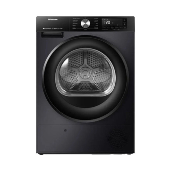 Hisense Dryer 9Kg Condenser Heat Pump Wi-Fi Titanium | DH3S902BT