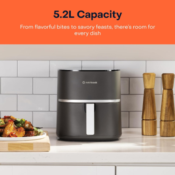 Nutricook Air Fryer Essentials Manual 3.5L 1500W - Gray/ Silver | AFE152VG