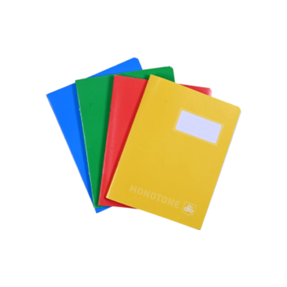 OPP Monotone Squared Notebook 165 x 210 mm, Yellow