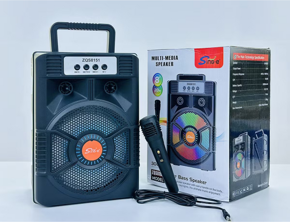 8-inch Party Outdoor Portable Wireless bluetooth Speaker Portable Audio Player | ZQS8151